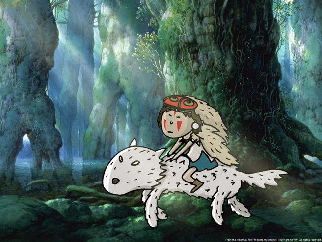 princesse mononoke hime Hayao Miyazaki